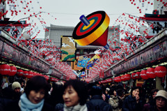 浅草寺の商店街