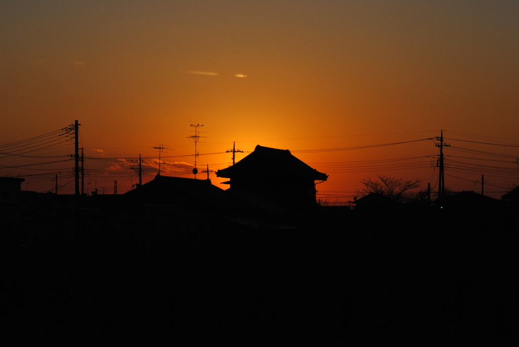 夕方
