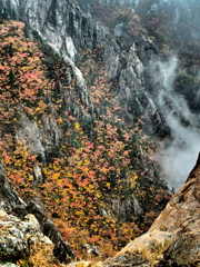 ドラマティックな雪岳山（韓国）