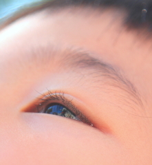 鉄人を眺める息子さん