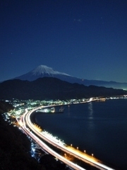 夜の富士