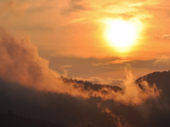 ♡の夕陽