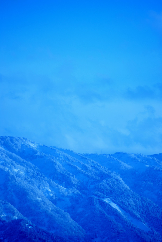 山と空