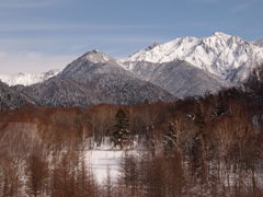 新穂高ロープウィイ付近