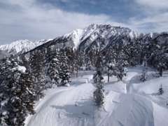 新穂高ロープウェイ山頂より