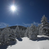 晴れ　雪　山　最高！