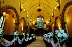 at the church