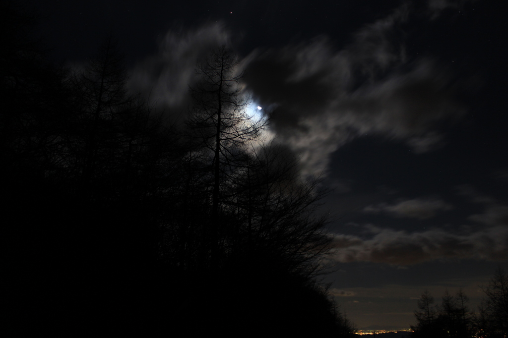 霧降高原の月夜2