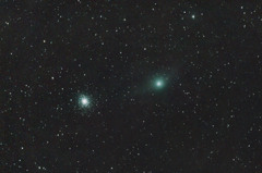 C/2009 P1 ギャラッド彗星と球状星団M92