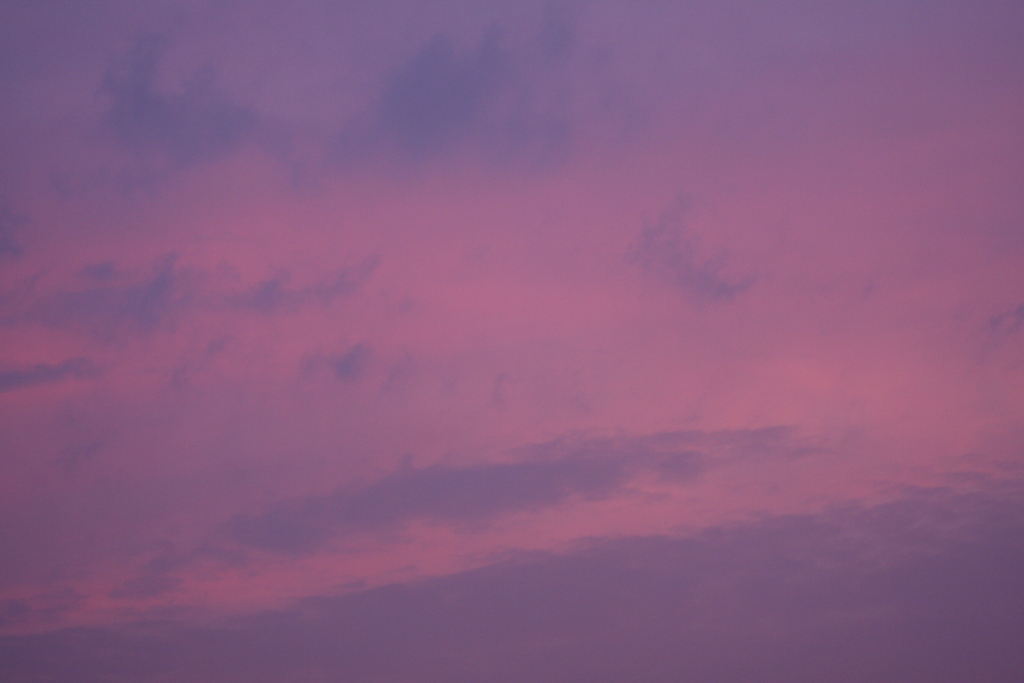ある日の夕空
