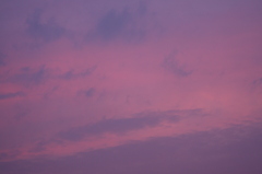 ある日の夕空