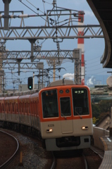 工業地帯を走る