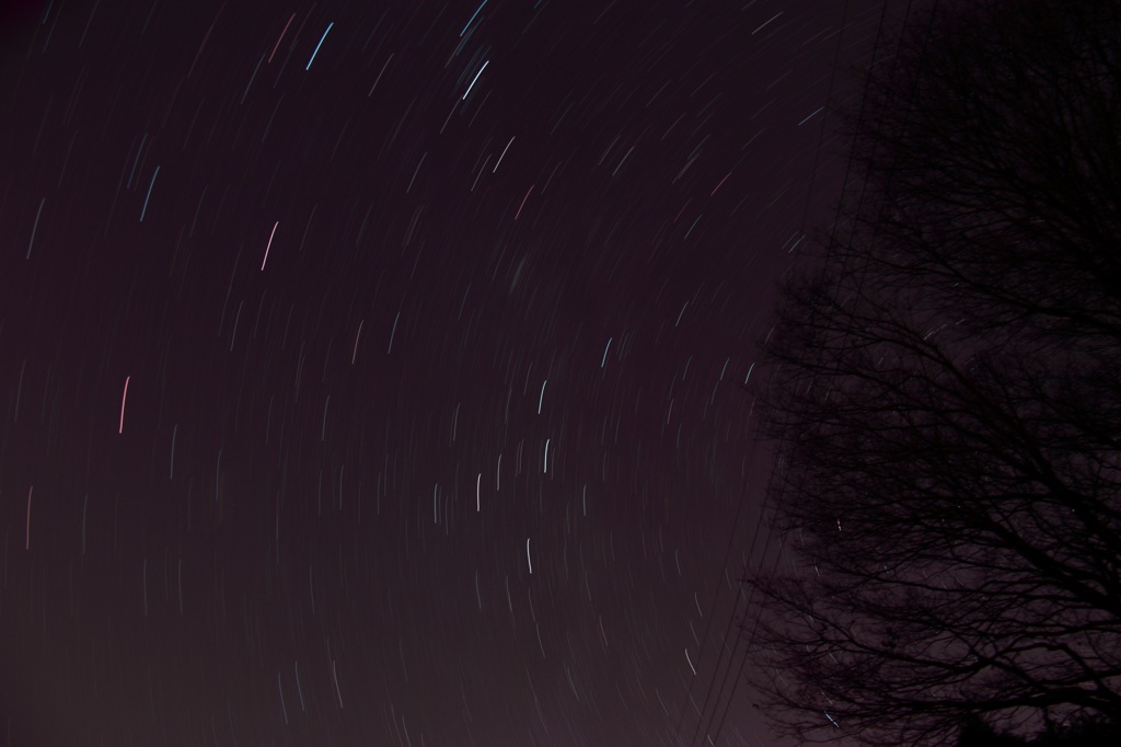 真冬の星空