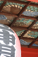 天井の龍