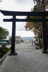 松本・諏訪の旅　旧中山道・旧甲州街道合流＠下諏訪
