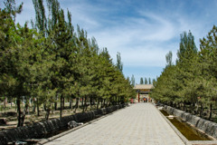 2006年中国の旅１　西夏史話美術館導入路 西夏王陵＠寧夏回族自治区・銀川