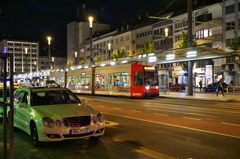 DE＆BEの旅　Bonnの夜更け　ベートヴェンハウス駅