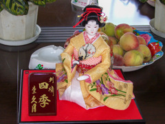 2006年中国の旅１　日本からのお祝い＠山西省 呂梁 汾陽