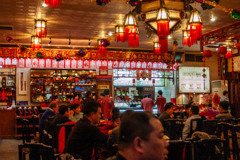2005年中国の旅１　名店フードコート 老舎茶館＠北京