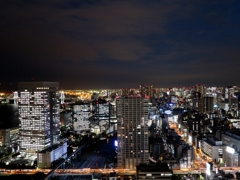 夜景の地平線