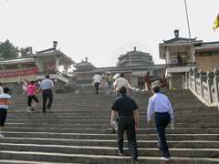 2007年中国の旅１　少林寺武術館演武庁へ＠河南省 鄭州 登封