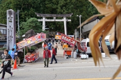 「こきりこ祭り」会場　白山宮