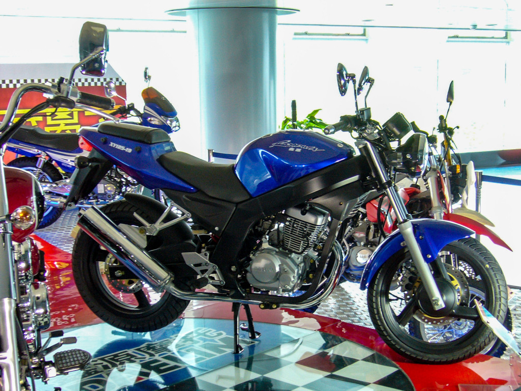 2006年中国の旅１　SHINERAY 鑫源摩托＠重慶