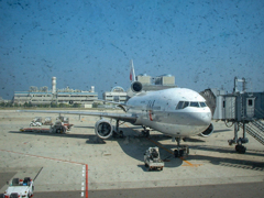 2002年中国の旅　暗示…＠関西国際空港