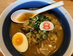 味噌ラーメン＠タイ・8番ラーメン
