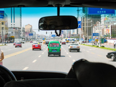 2005年中国の旅３　市内(北京東路)＠寧夏回族自治区・銀川