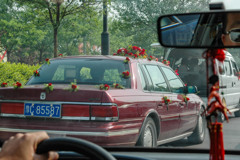 2005年中国の旅２　ブライダルカー＠河南省 洛陽