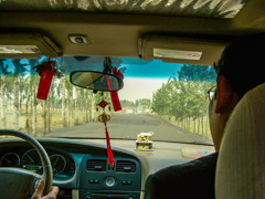 2006年中国の旅１　汾陽市内？へ…＠山西省 呂梁 汾陽