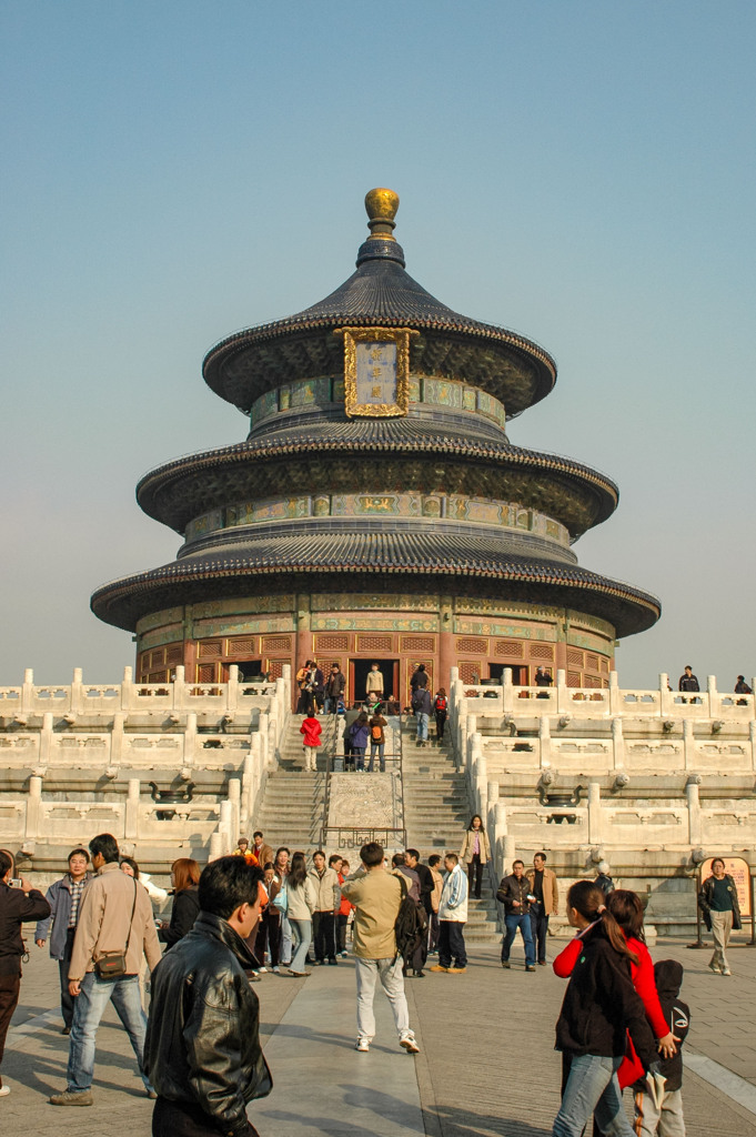 2004年中国の旅３　祈年殿（祈谷壇）正面＠北京・天壇公園