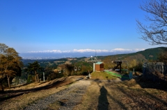 背後には白銀の立山連峰♪