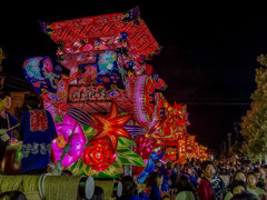 庄川観光祭 夜高行燈1