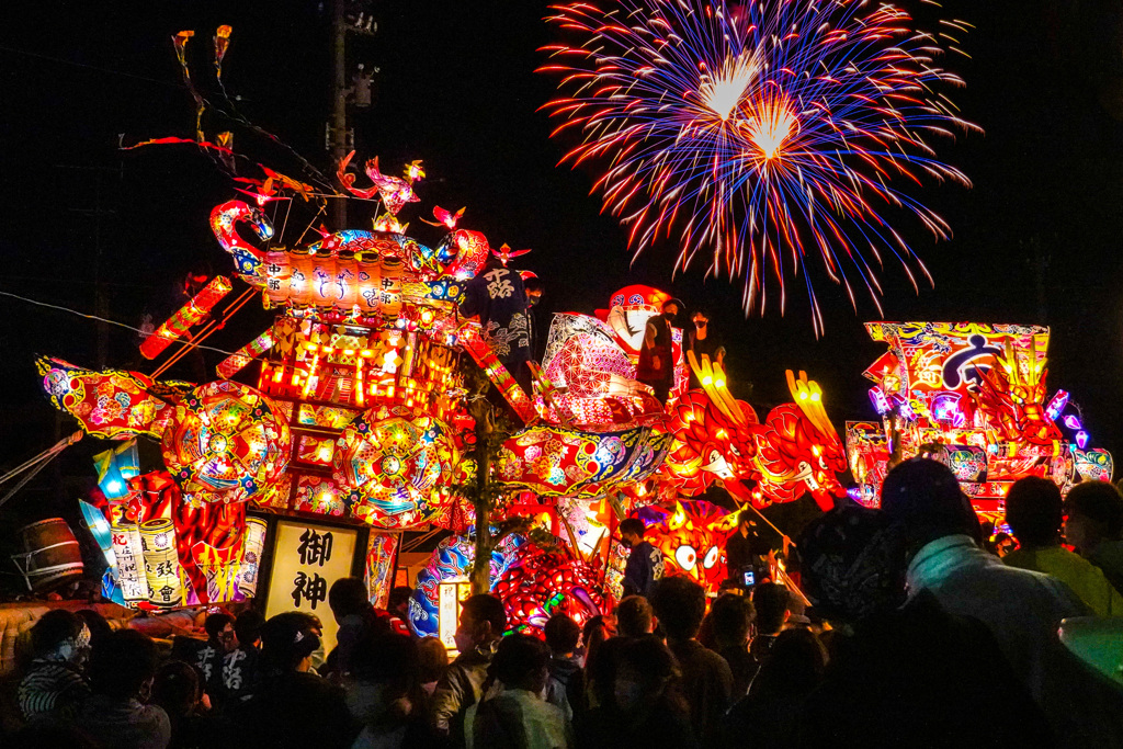 庄川観光祭 夜高行灯