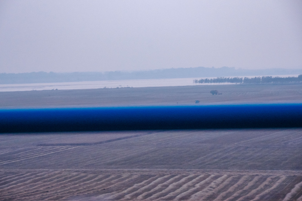 2006年中国の旅１　黄河河川敷まで耕作地＠河南省 新郷