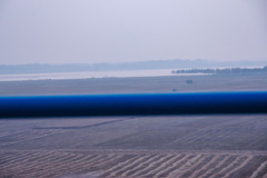 2006年中国の旅１　黄河河川敷まで耕作地＠河南省 新郷