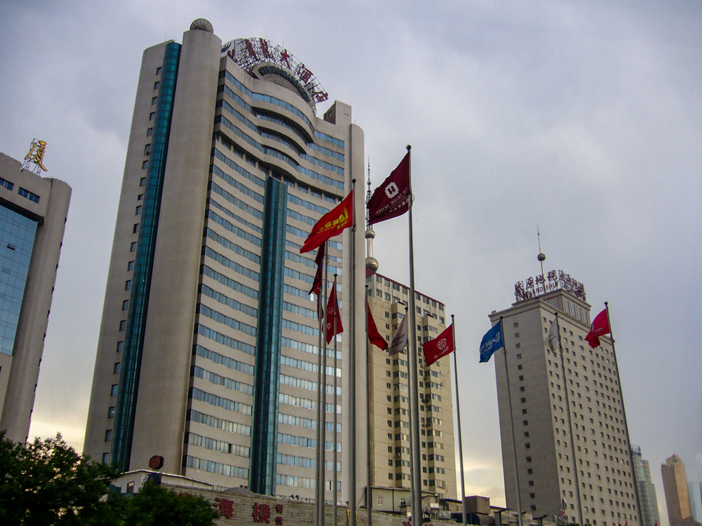 2006年中国の旅１　ホテル周辺光景＠山西省 太原