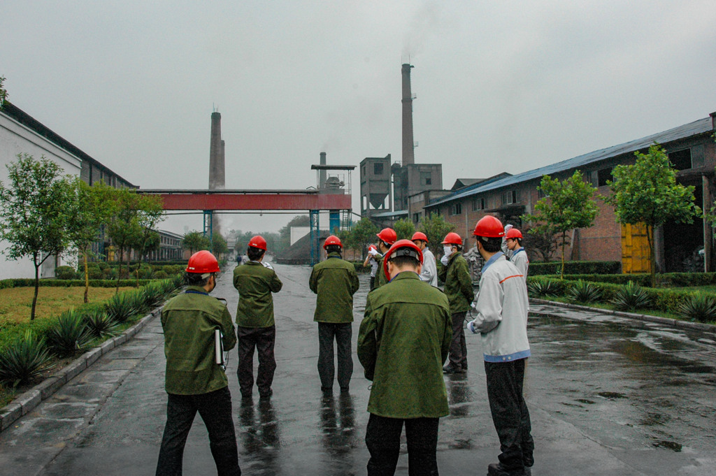 2006年中国の旅１　企業視察１＠河南省・鶴壁