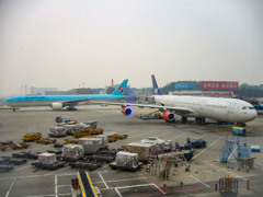 2006年中国の旅１　北京首都国際空港ターミナル１＠北京