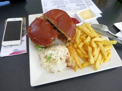 オランダ　アムステルダム　遅い昼食(^^ゞ