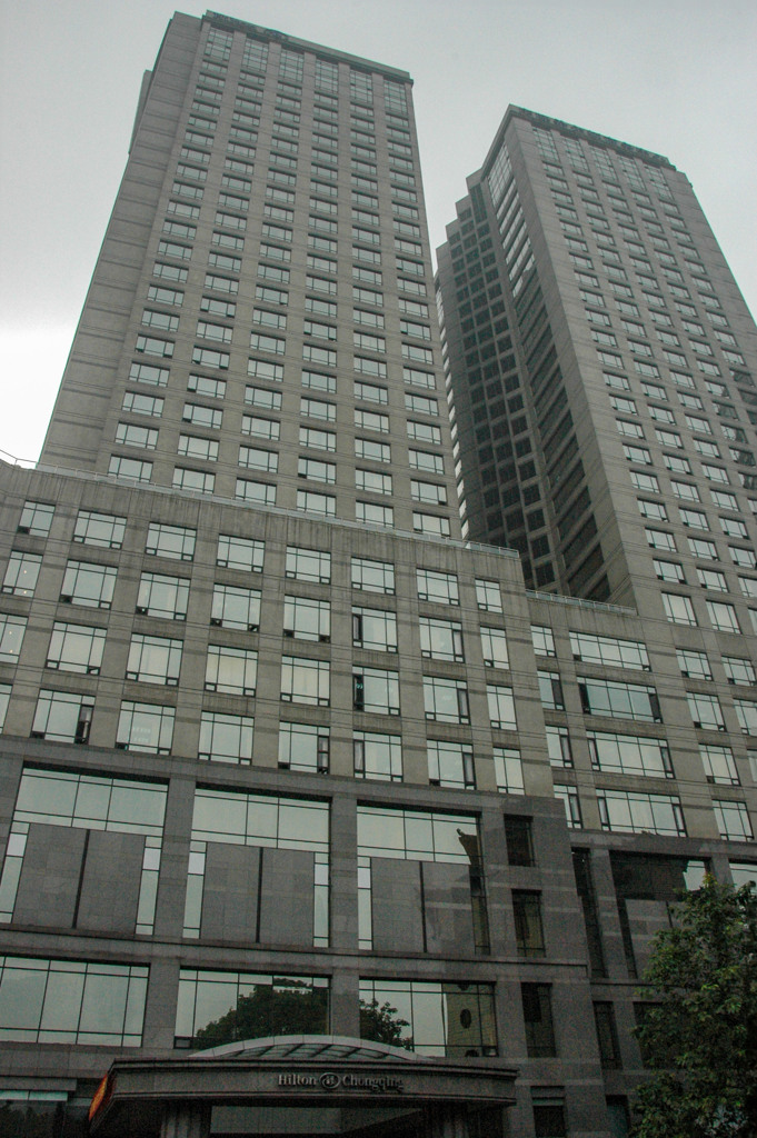 2006年中国の旅１　見上げると…＠重慶