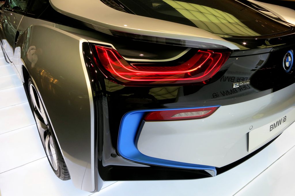 BMW i8 お出迎え♪