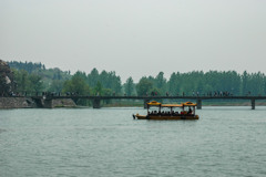 2005年中国の旅２　伊河上流橋 龍門石窟＠河南省 洛陽