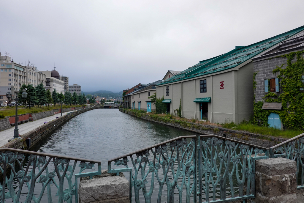 北海道旅行　小樽運河・浅草橋街園