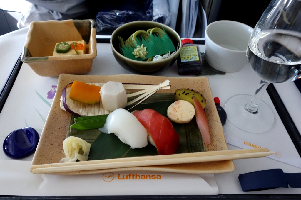 DE＆BEの旅　ビジネスクラスの前菜