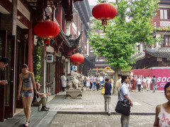 2004年中国の旅１　豫園老街界隈その１＠上海
