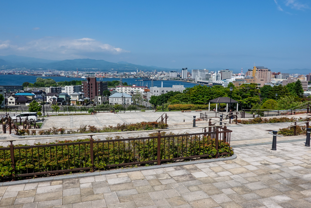 北海道旅行　元町公園からの眺望＠函館