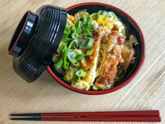 自炊生活 その2 カツ丼ならぬシュニッツェル丼♪